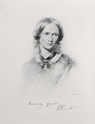 Ritratto di Charlotte Bronte, inciso da Walker e Boutall da George Richmond
